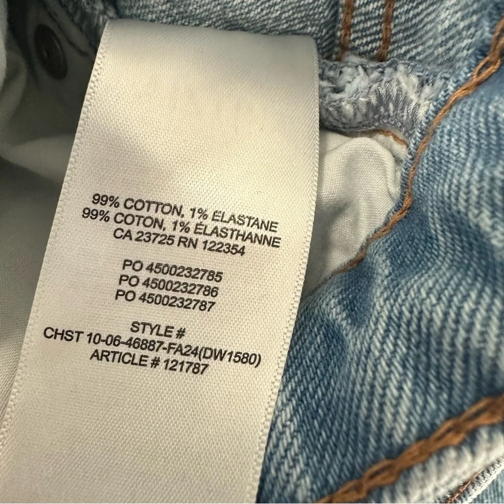 Denim Forum Light Blue Straight Leg Jeans - Picture 7 of 12